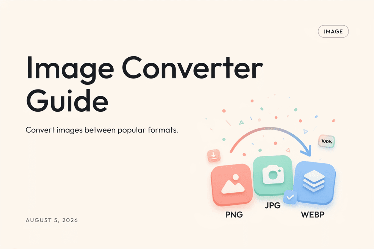 Image Converter Guide