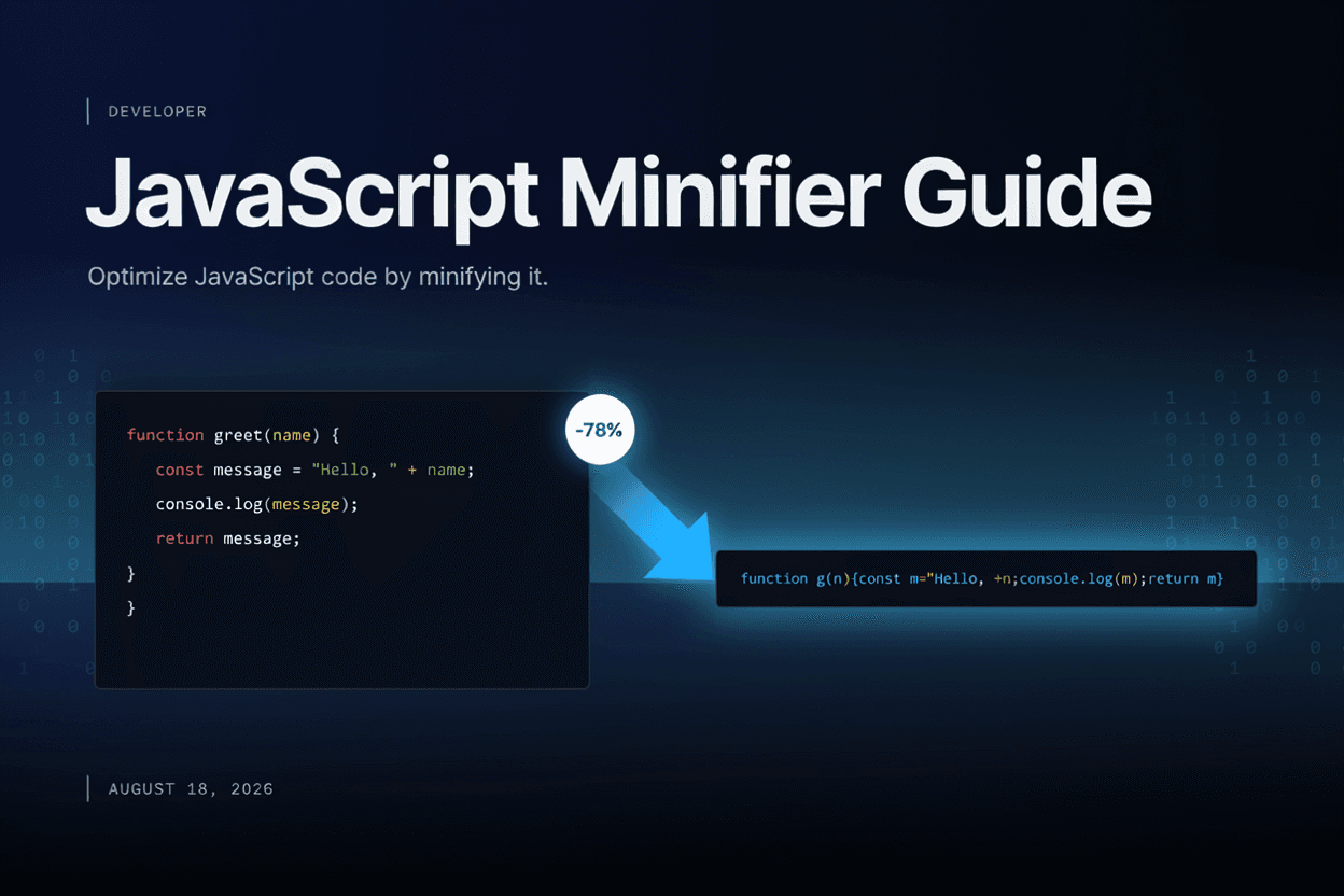 JavaScript Minifier Guide