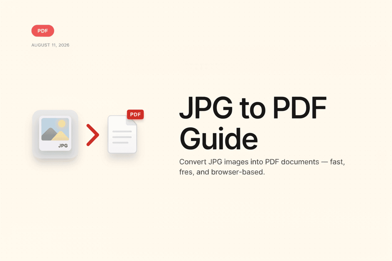 JPG to PDF Guide