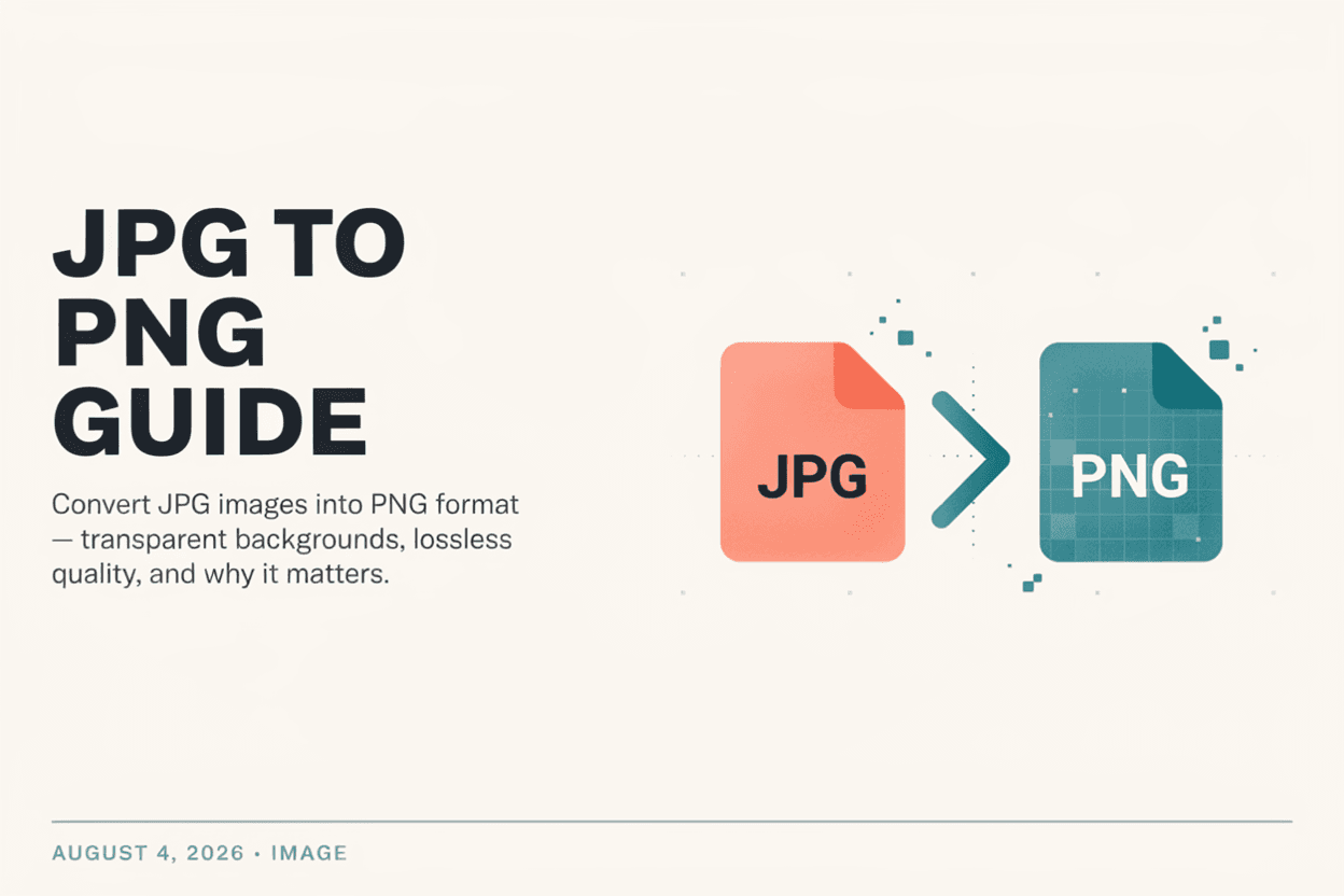 JPG to PNG Guide