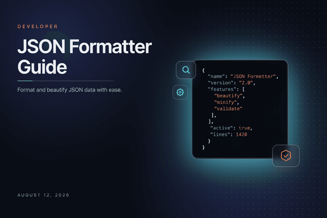 JSON Formatter Guide