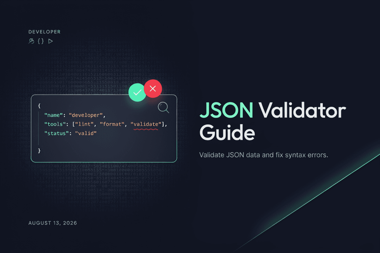JSON Validator Guide