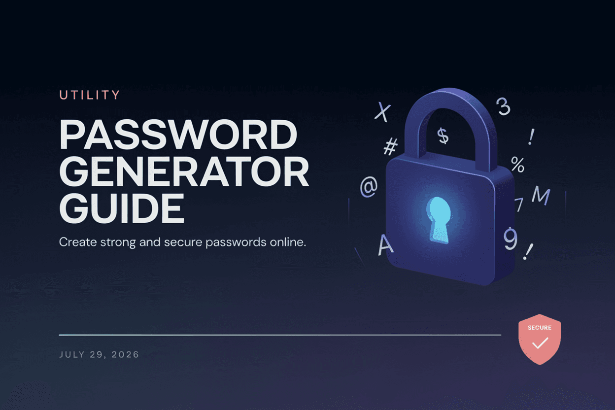 Password Generator Guide