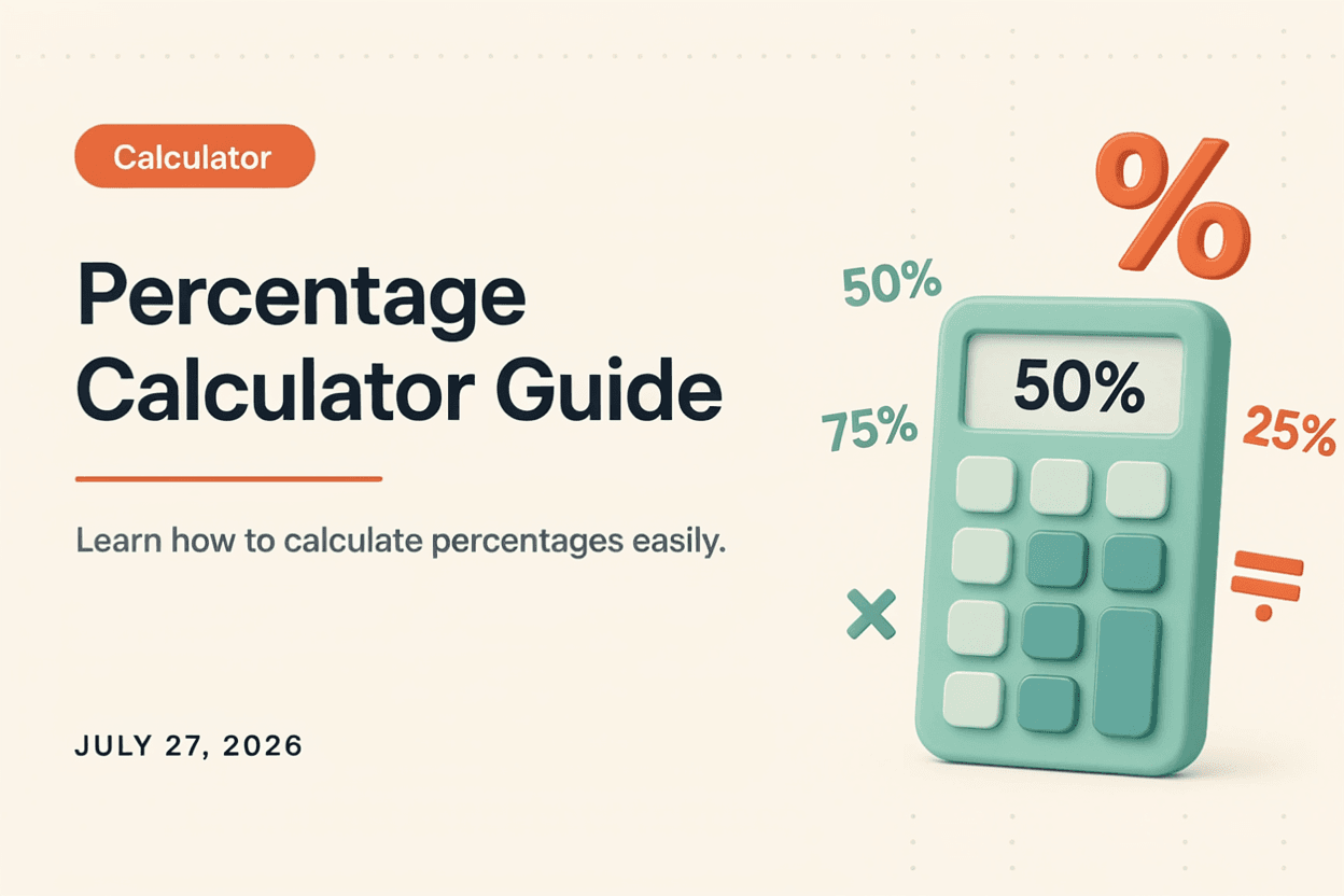 Percentage Calculator Guide