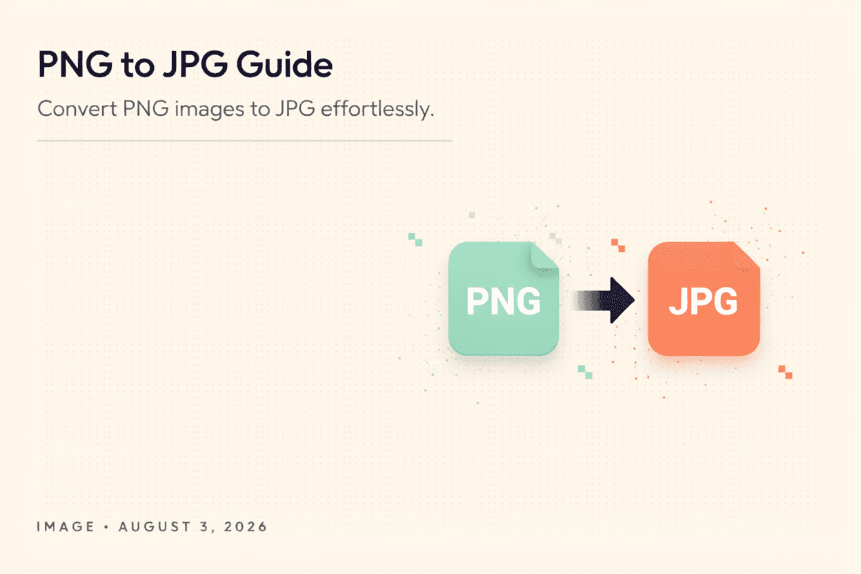 PNG to JPG Guide
