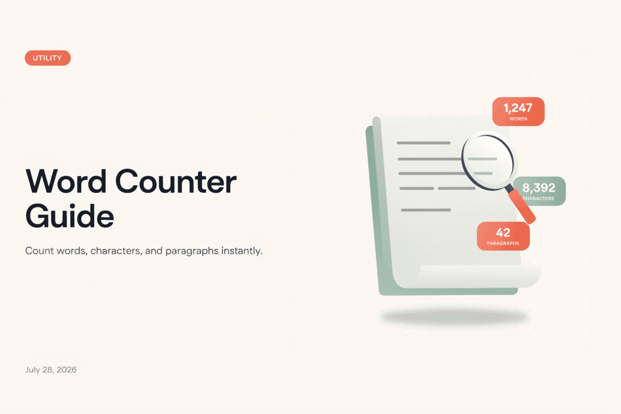 Word Counter Guide